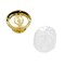 12 GOLD CLEAR 3" tall Mini Cake Stands with Dome Favor Holders